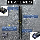 Police Force Tactical 12 000 000v Stun Baton Flashlight Rechargeable