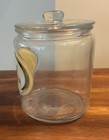 Vintage Glass Apothecary Jar Doctor Dentist Medical    catgut    Label Lid Vg