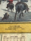 1925 Feulner Genealogy Strawberry Point Ia Iowa Calendar Hardware Plumbing