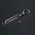 Genuine Porsche Carbon Fiber Keyring And Tag