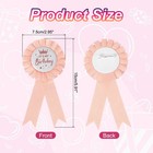 6  X 3  Birthday Ribbon  It s My Birthday Pin  White champagne