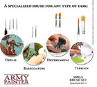 The Army Painter Mega Brush Set - Miniature Paint Brush Set - Free Shipping