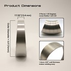 Titanflowracing Titanium 3  Pie Cuts Loose Radius 5 Pack  45   Total   1 6d Clr