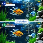Solar Pond Aerator  2w   2200mah Solar Aquarium Air Pump With 2 Air Stone 2 Mode