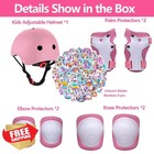 Kids Bike Helmet Set  Blue  Cpsc Certified  Pads  Ages 2-14