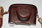 Genuine E  Leitz Wetzlar Vintage Original Brown Leather Camera Case Leica