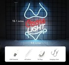 Coors Light Bikini Swimsuit Beer Led Neon Sign Lamp Gift Wall Decor Man Cave