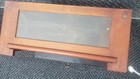Antique Christian Becker  Balance Scale Apothecary Mahogany Cabinet Marble Base 