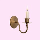 Candle Wall Light Fixture  Brass Wall Sconce  Handmade Elegant Candle Holder
