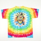 Vintage C Hughes Eye-dye Aop Clown Jack-in-the-box 1996 Tie-dye T-shirt Adult Xl