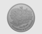    Oz  Pure Silver Coin Queen Elizabeth   s Portrait With Coa