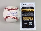 Lou Brock Signed Official Baseball Jsa Coa Hof 85 St Louis Cardinals Cubs Romlb