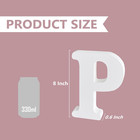 8 Inch Unfinished Wooden Letters For Wall Decor  Large White Alphabet Letters Fo