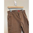 Dickies Flex Duck Carpenter Pants Brown Mens 32x34 Workwear Utility Raw Hem