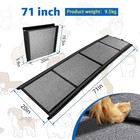 Portable Folding 71  X 20  Pet Dog Ramp Ladder Pet Stair Ramps For Truck Suv Van