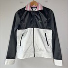 Lacoste Sport Vintage Y2k Gray White Pink Fleece Lined Track Suit Size S