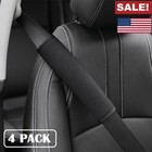 4pcs Universal Seat Belt Cover Soft Shoulder Pad Strap Protector Car Truck Usa