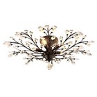 Crystal 5-light Chandelier Branches Pendant Lamp Vintage Bedroom Ceiling Fixture