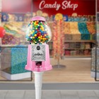 15  Gumball Machine With Stand And Coin Bank - Pink  Bubble Gum Candy Dispenser