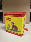Vintage Curious George Musical Jack In The Box Toy Schylling Working Condition