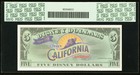  5 2001 Disney Dollar Mickey Mouse Disneyland Adventure California Resort Pcgs