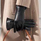 Ladies Womens Premium High Quality Genuine Soft Leather Gloves Fully Lined Warm