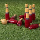 8 Inch Tall Wooden Lawn Game  Indoor   Outdoor Toy  Adults   Kids