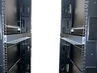 1 Set  Brand New 1u Rack Mount 4-post Server Shelf Adjustable Rails