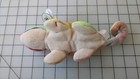 Ty Beanie Baby Iggy The Iguana 1997 Rainbow Tie Dye New W tag Errors Excellent