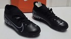 Nike Jr  Superfly 7 Club Fg mg Soccer Cleats Black Metallic Grey Size 4 5y