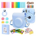 Complete Accessory Kit For Fujifilm Instax Mini 12  blue  With 2x10 Film 4 Pack