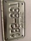 Maine Atv License Plate Motorcycle Size        B5-887 Vintage Near Mint