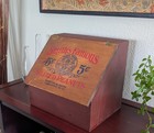 Vintage Smith s Famous Salted Peanuts Wood Display Box