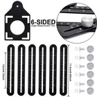 1 Pack Multi Angle Measuring Ruler multi-function Angle Ruler