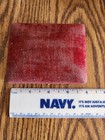 Vintage Red Velvet Cover Pocket Watch Box With Jewelers Name Inside