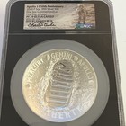 2019 P Apollo 11 5 Oz Silver  1 50 Anniversary Charlie Duke Signed Ngc Pf70 Ucam