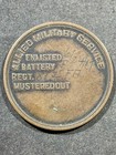 Ww1 Wwi Us Army Military Field Artillery Engraved Medal - 81st Fa Co F 6 24 1917