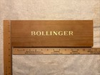 1 Rare Wine Wood Panel Bollinger Champagne Vintage Crate Box Side 7 25 1287