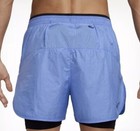 Nike Repel 2-n-1 Running 7  Shorts Men s Size Small Blue Black Fb8544 450