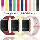 Sport Soft Silicone Band Strap For Apple Watch Series 10 9 8 7 6 5 4 3 2 42 46mm
