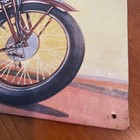 Triumph Motorcycle Metal Sign Tst 39  16   x12   vtg Style Robert Opie Gloucester Uk