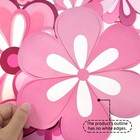 Floral Pink Wall Decals Set 16 Removable Vinyl Stickers For Room Decor