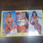 Signed By Models 2001 Large Hooters Wall Calendar