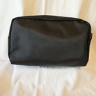 Tumi For Delta Toiletry Bag Black Amenity Kit Small Zippered Soft Travel Case