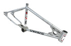 Old School Bmx 1976-77 Webco Replica Frame Rare Og Silver Paint   Decals - Clean