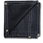 8x10 Vinyl Coated Mesh Tarp For Dump Truck Fence Cover Landscape Trailers