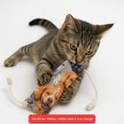 2-pack Cat Kicker Toy W  0 4oz Catnip     Hand-knotted Paracord     7  Soft Pillow