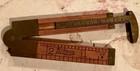 Vintage Lufkin No  171  36  Boxwood Extension Caliper Rule 