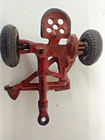 Vintage Arcade Cast Iron Toy Mower 421 cowboy And Misc 1930 s