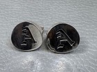 Rancho Alegre Initial  a  Sterling Silver Cuff Links